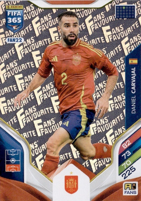 Daniel Carvajal Fan Favourite FAN22 - Panini FIFA 365 2026 Adrenalyn XL kaart