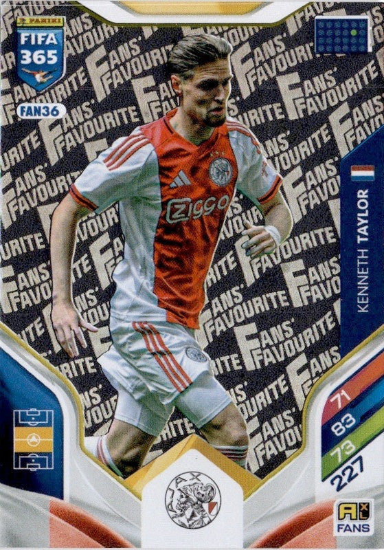 Kenneth Taylor Fan Favourite FAN36 - Panini FIFA 365 2026 Adrenalyn XL kaart Hauptbild