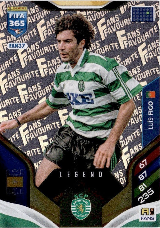 Luis Figo Fan Favourite FAN37 - Panini FIFA 365 2026 Adrenalyn XL kaart Hauptbild