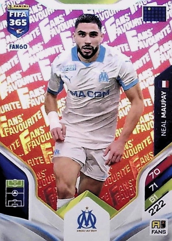 Neal Maupay Fan Favourite - Red Parallel FAN60 - Panini FIFA 365 2026 Adrenalyn XL kaart