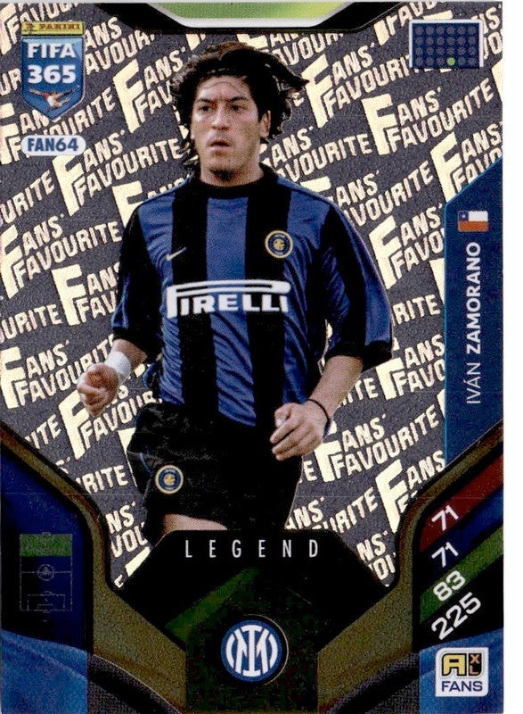 Iván Zamorano Fan Favourite FAN64 - Panini FIFA 365 2026 Adrenalyn XL kaart
