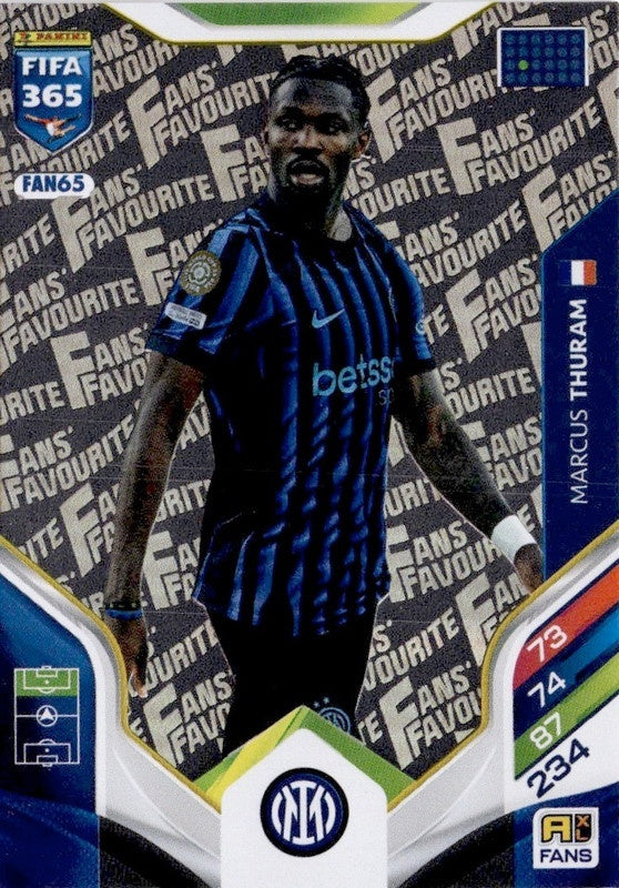 Marcus Thuram Fan Favourite FAN65 - Panini FIFA 365 2026 Adrenalyn XL kaart Hauptbild