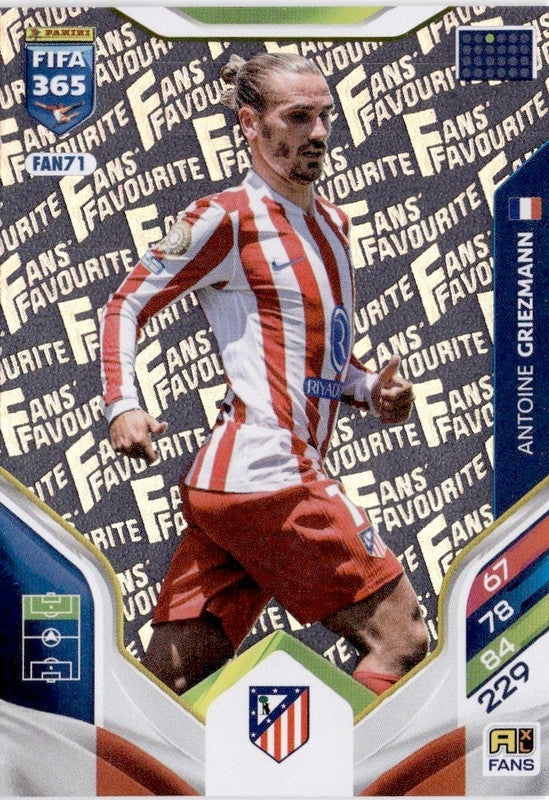 Antoine Griezmann Fan Favourite FAN71 - Panini FIFA 365 2026 Adrenalyn XL kaart Main image