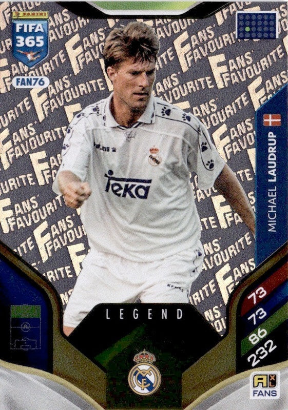 Michael Laudrup Fan Favourite FAN76 - Panini FIFA 365 2026 Adrenalyn XL kaart