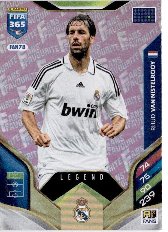 Ruud Van Nistelrooy Fan Favourite - Pink Parallel FAN78 - Panini FIFA 365 2026 Adrenalyn XL kaart