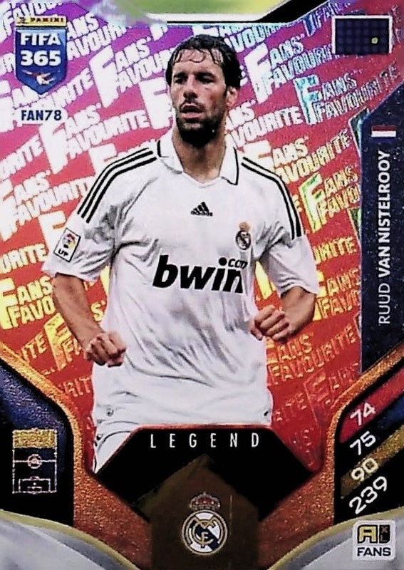 Ruud Van Nistelrooy Fan Favourite - Red Parallel FAN78 - Panini FIFA 365 2026 Adrenalyn XL kaart