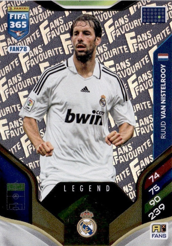 Ruud Van Nistelrooy Fan Favourite FAN78 - Panini FIFA 365 2026 Adrenalyn XL kaart