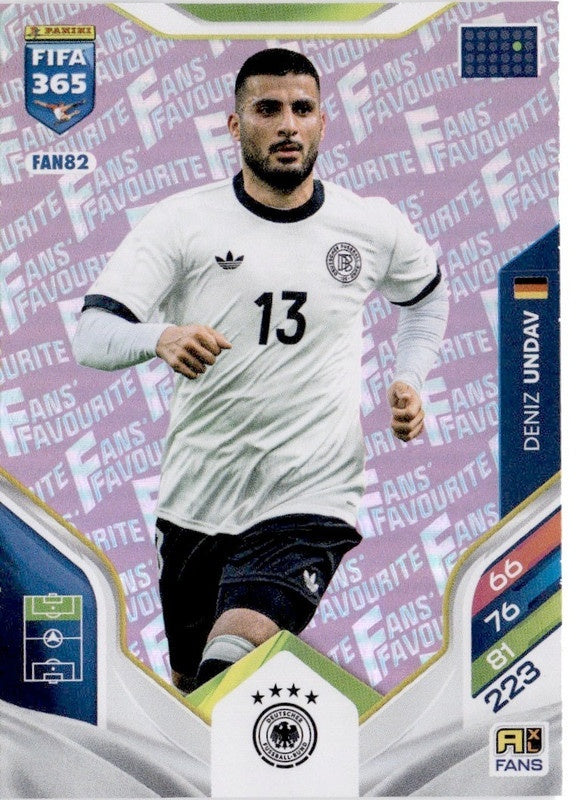 Deniz Undav Fan Favourite - Pink Parallel FAN82 - Panini FIFA 365 2026 Adrenalyn XL kaart Main image