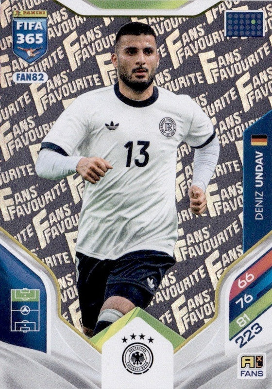 Deniz Undav Fan Favourite FAN82 - Panini FIFA 365 2026 Adrenalyn XL kaart