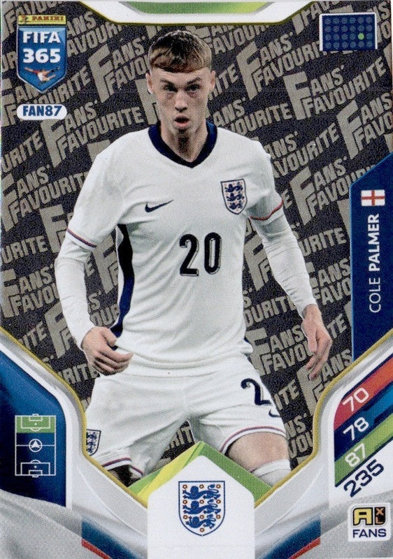Cole Palmer Fan Favourite FAN87 - Panini FIFA 365 2026 Adrenalyn XL kaart