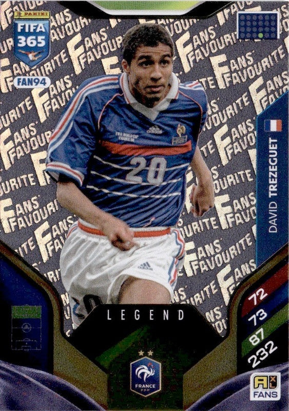 David Trezeguet Fan Favourite FAN94 - Panini FIFA 365 2026 Adrenalyn XL kaart