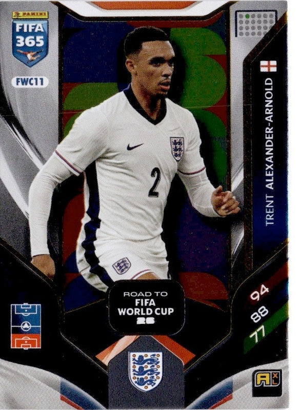 Trent Alexander-Arnold Road to FIFA World Cup 26 FWC11 - Panini FIFA 365 2026 Adrenalyn XL kaart Hauptbild