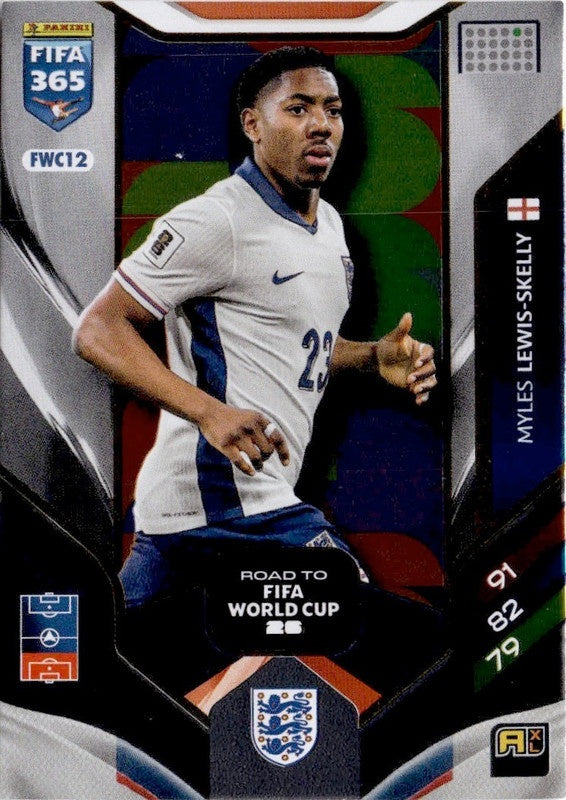 Myles Lewis Skelly Road to FIFA World Cup 26 FWC12 - Panini FIFA 365 2026 Adrenalyn XL kaart