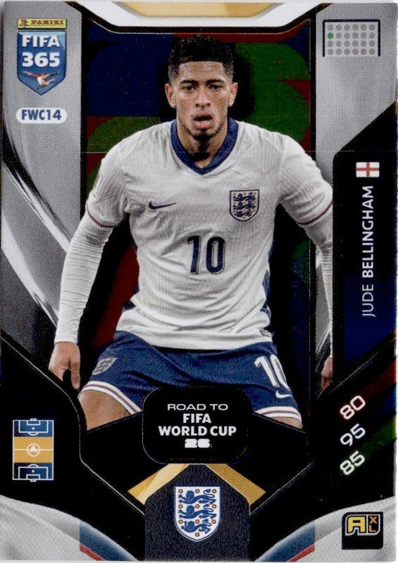 Jude Bellingham Road to FIFA World Cup 26 FWC14 - Panini FIFA 365 2026 Adrenalyn XL kaart