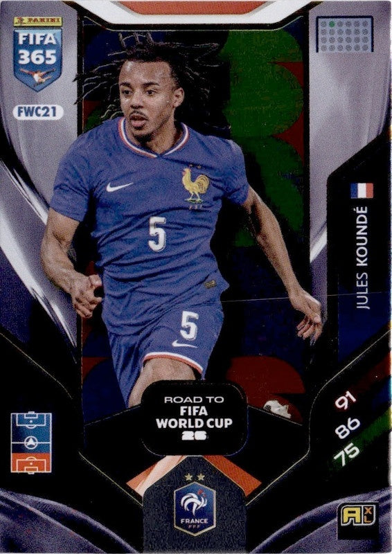 William Saliba Road to FIFA World Cup 26 FWC20 - Panini FIFA 365 2026 Adrenalyn XL kaart