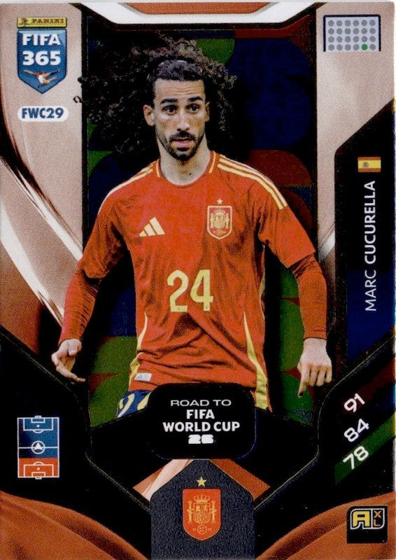 Marc Cucurella Road to FIFA World Cup 26 FWC29 - Panini FIFA 365 2026 Adrenalyn XL kaart