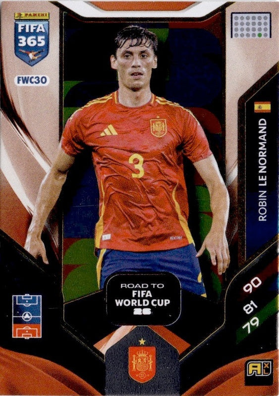 Robin Le Normand Road to FIFA World Cup 26 FWC30 - Panini FIFA 365 2026 Adrenalyn XL kaart