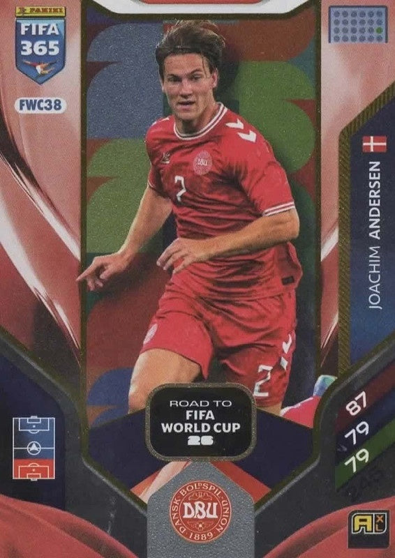 Joachim Andersen Nordic Edition FWC38 - Panini FIFA 365 2026 Adrenalyn XL kaart