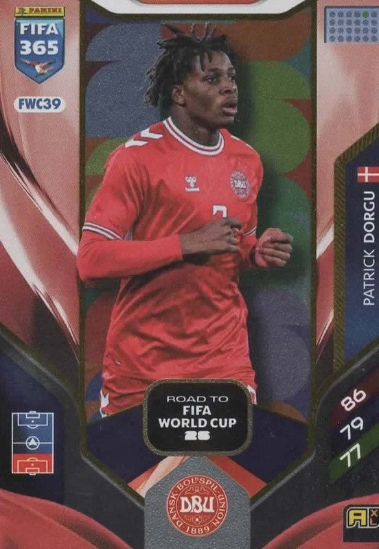 Patrick Dorcu Nordic Edition FWC39 - Panini FIFA 365 2026 Adrenalyn XL kaart Image principale du produit