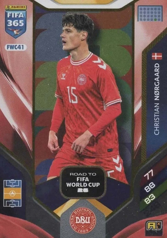 Christian Nørgaard Nordic Edition FWC41 - Panini FIFA 365 2026 Adrenalyn XL kaart