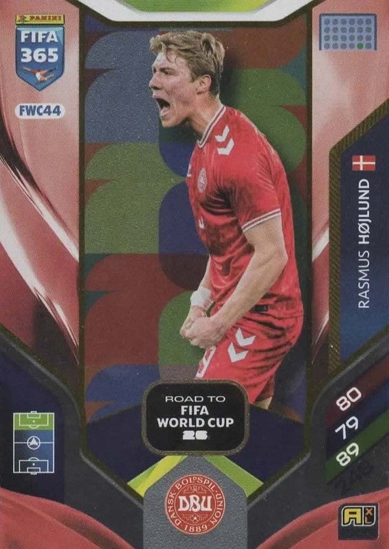Rasmus Højlund Nordic Edition FWC44 - Panini FIFA 365 2026 Adrenalyn XL kaart