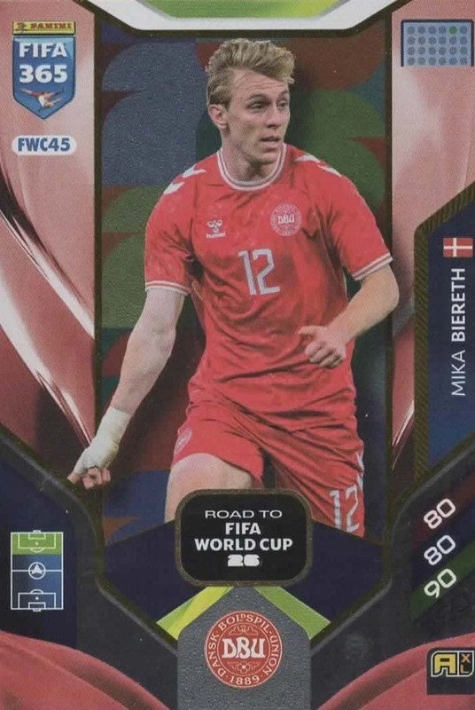 Mika Biereth Nordic Edition FWC45 - Panini FIFA 365 2026 Adrenalyn XL kaart