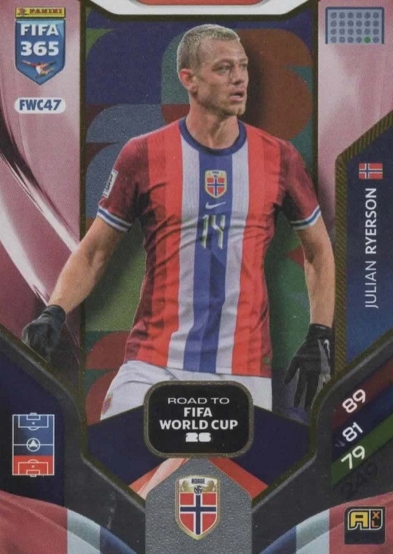 Julian Ryerson Nordic Edition FWC47 - Panini FIFA 365 2026 Adrenalyn XL kaart