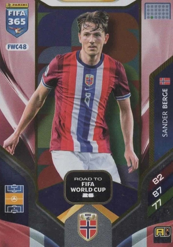 Sander Berge Nordic Edition FWC48 - Panini FIFA 365 2026 Adrenalyn XL kaart