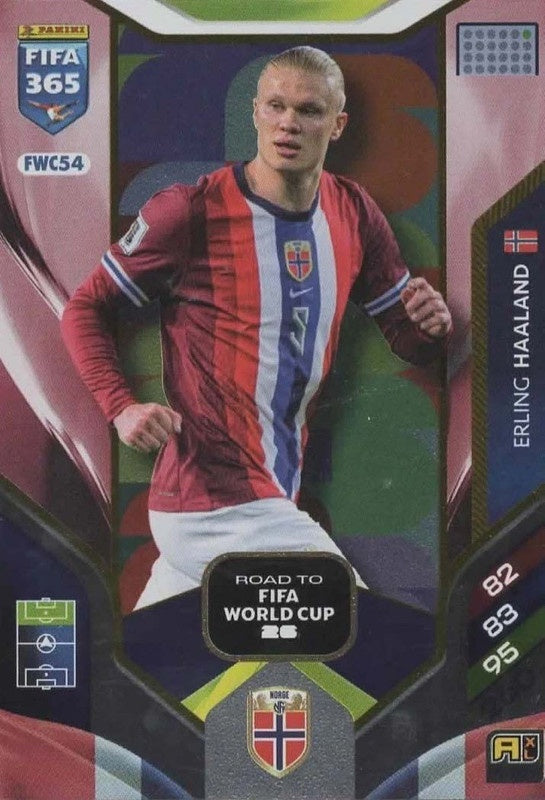 Erling Haaland Nordic Edition FWC54 - Panini FIFA 365 2026 Adrenalyn XL kaart