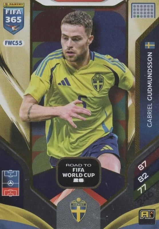 Gabriel Gudmundsson Nordic Edition FWC55 - Panini FIFA 365 2026 Adrenalyn XL kaart Hoofdafbeelding