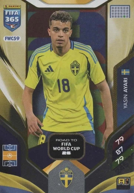 Yasin Ayari Nordic Edition FWC59 - Panini FIFA 365 2026 Adrenalyn XL kaart