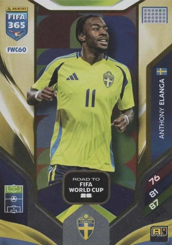 Anthony Elanga Nordic Edition FWC60 - Panini FIFA 365 2026 Adrenalyn XL kaart Main image