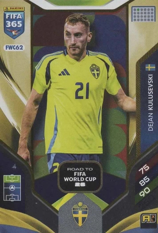 Dejan Kulusevski Nordic Edition FWC62 - Panini FIFA 365 2026 Adrenalyn XL kaart Main image