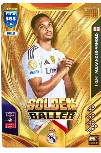 Trent Alexander-Arnold Golden Baller GOL8 - Panini FIFA 365 2026 Adrenalyn XL kaart Hauptbild