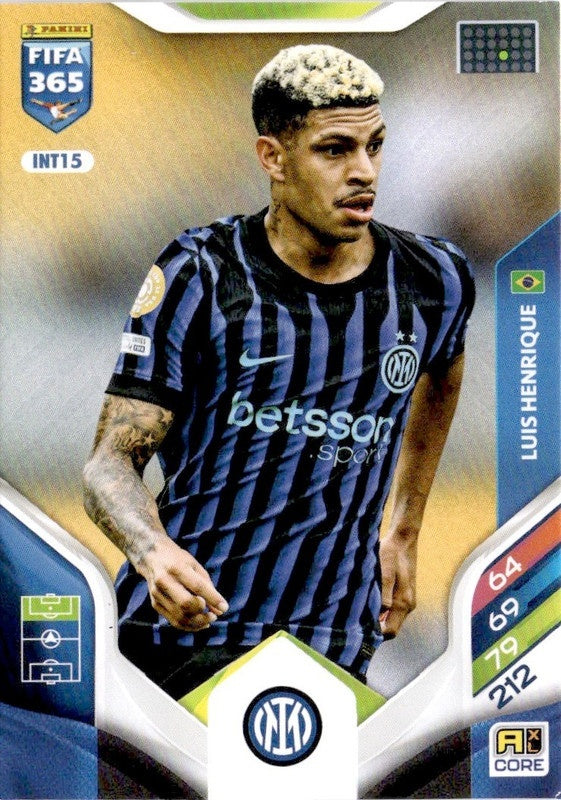 Luis Henrique Base INT15 - Panini FIFA 365 2026 Adrenalyn XL kaart