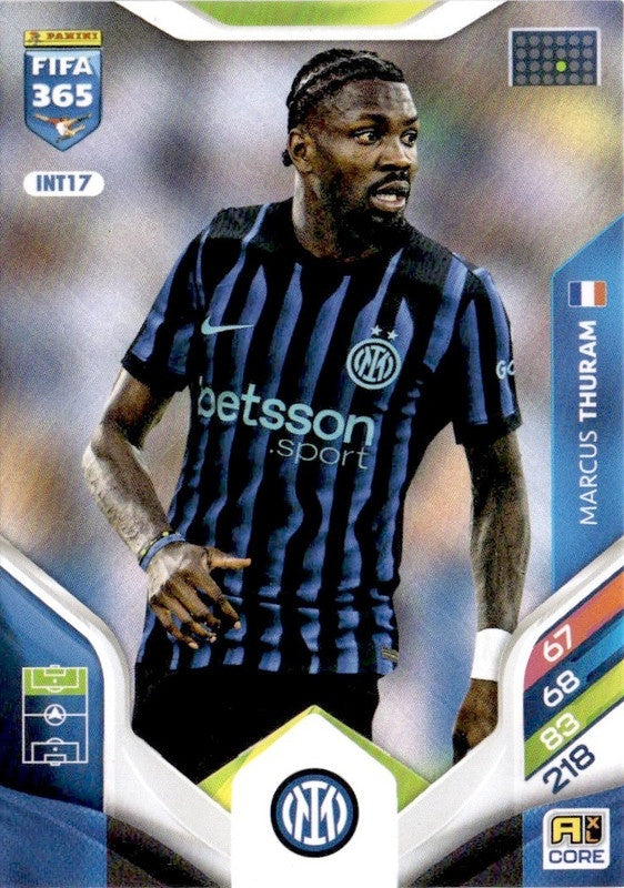 Marcus Thuram Base INT17 - Panini FIFA 365 2026 Adrenalyn XL kaart