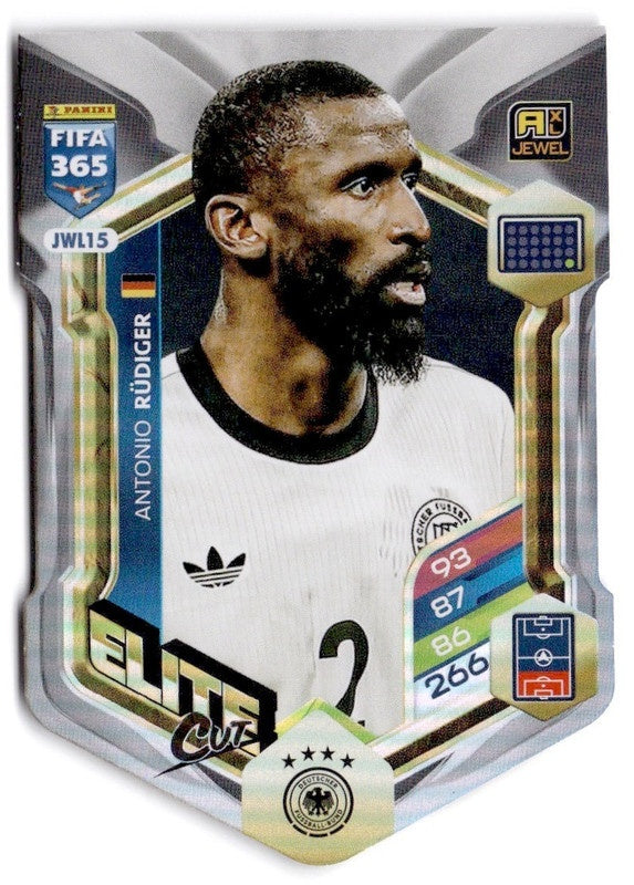 Antonio Rüdiger Elite Cut JWL15 - Panini FIFA 365 2026 Adrenalyn XL kaart Main image