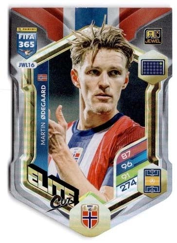 Martin Ødegaard Elite Cut JWL16 - Panini FIFA 365 2026 Adrenalyn XL kaart