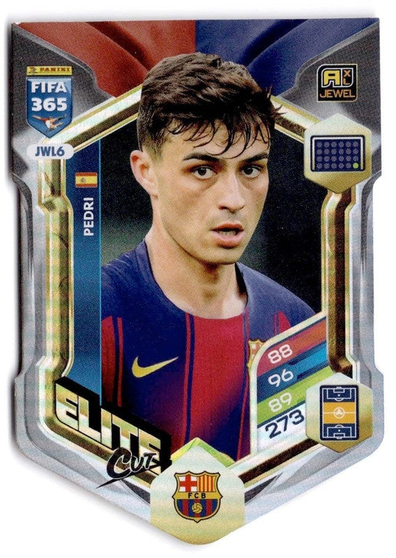 Pedri Elite Cut JWL6 - Panini FIFA 365 2026 Adrenalyn XL kaart Image principale du produit