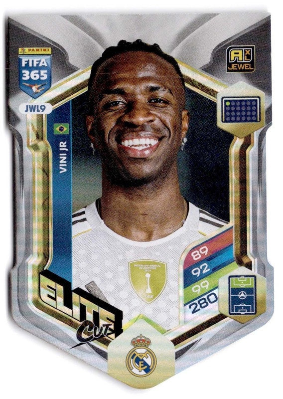 Vinicius JR Elite Cut JWL9 - Panini FIFA 365 2026 Adrenalyn XL kaart