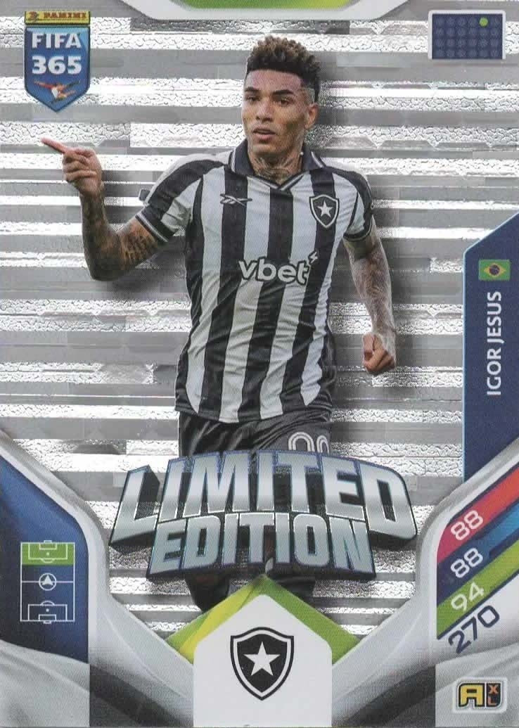 Igor Jesus Limited Edition Botafogo - Panini FIFA 365 2026 Adrenalyn XL kaart