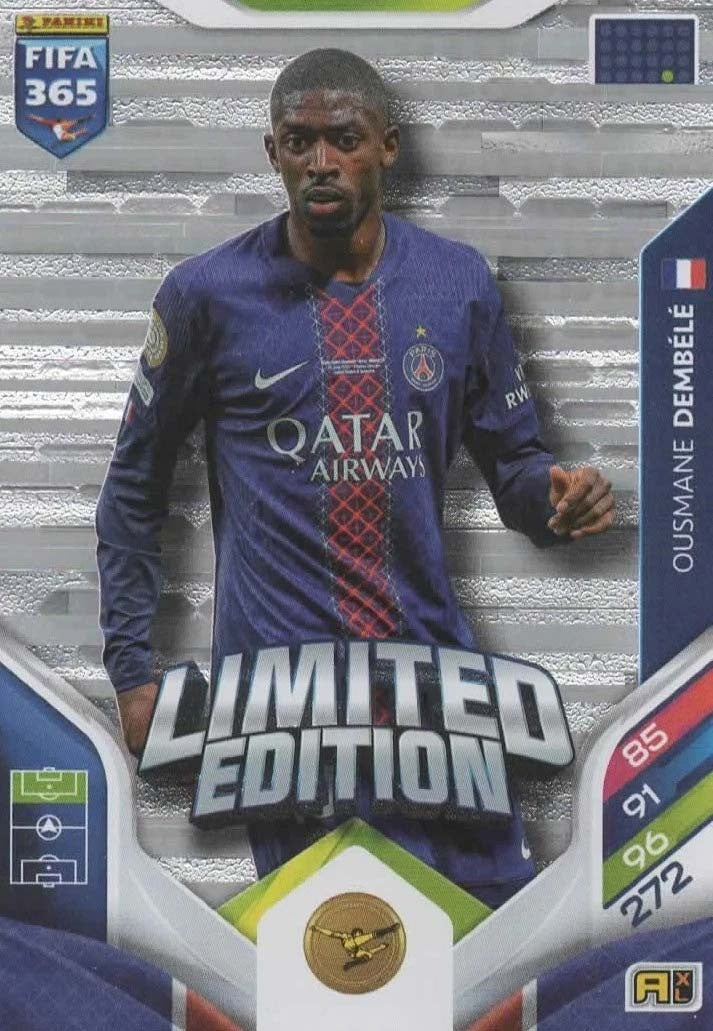 Ousmane Dembélé Limited Edition Paris Saint-Germain - Panini FIFA 365 2026 Adrenalyn XL kaart Immagine principale del prodotto
