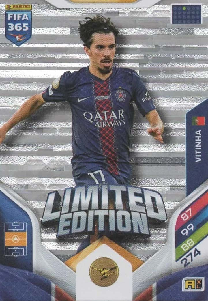 Vitinha Limited Edition Paris Saint-Germain - Panini FIFA 365 2026 Adrenalyn XL kaart