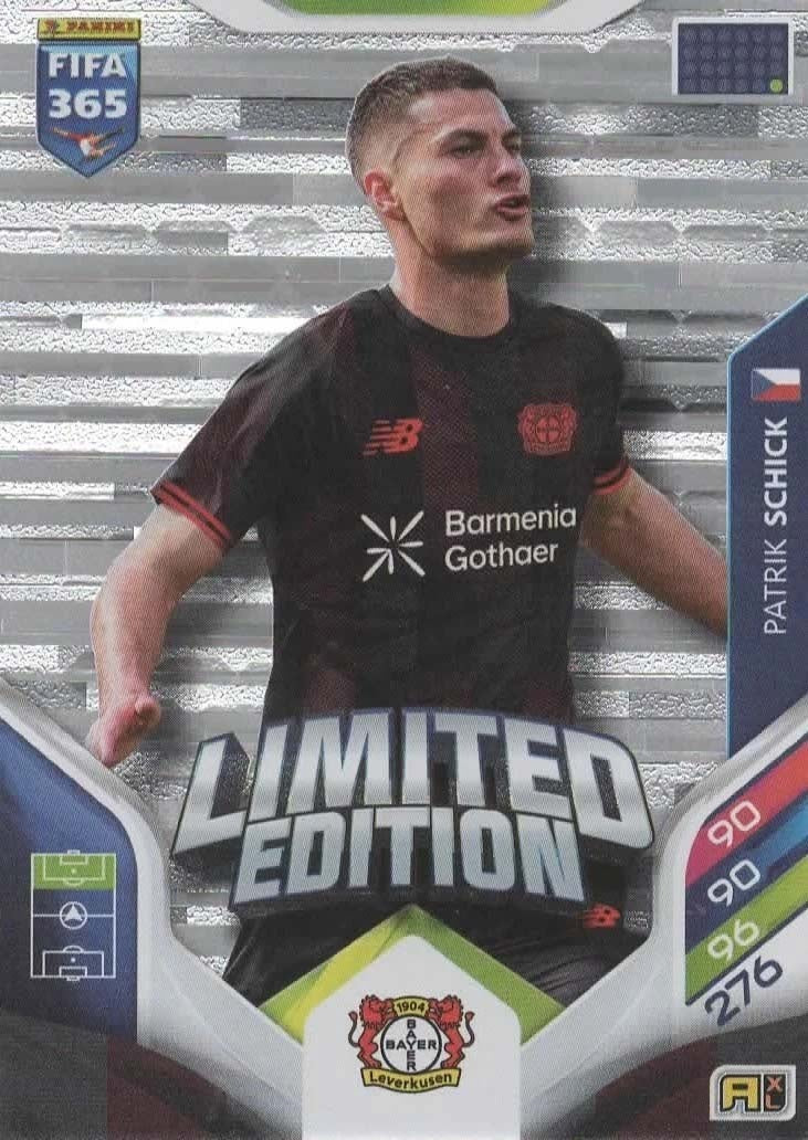 Patrik Schick Limited Edition Bayer 04 Leverkusen - Panini FIFA 365 2026 Adrenalyn XL kaart