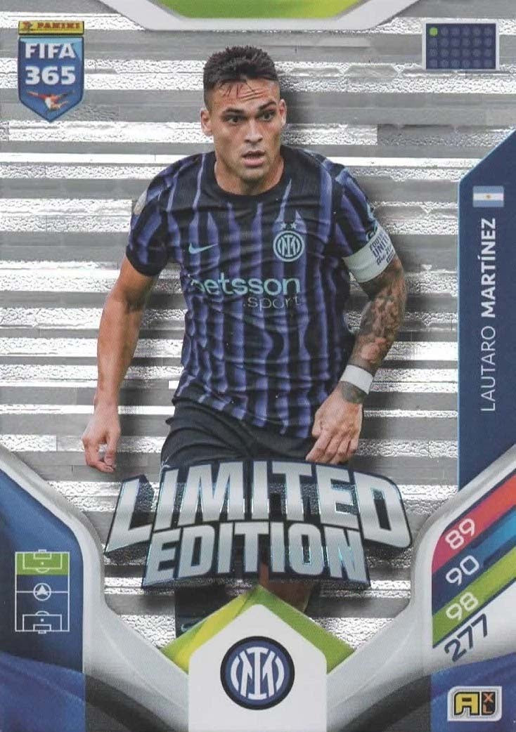 Lautaro Martínez Limited Edition FC Internazionale Milano - Panini FIFA 365 2026 Adrenalyn XL kaart Immagine principale del prodotto