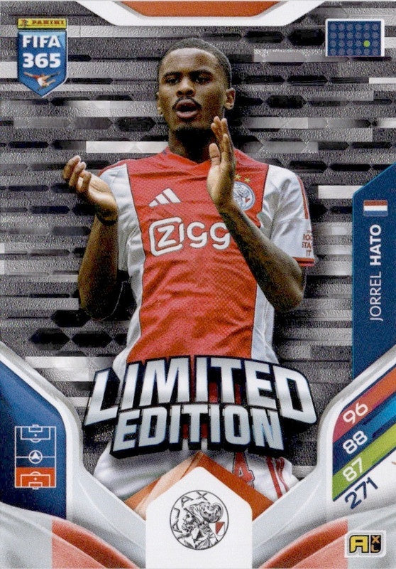 Jorrel Hato Limited Edition AFC Ajax - Panini FIFA 365 2026 Adrenalyn XL kaart