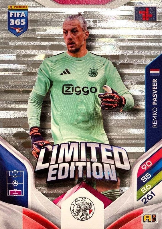 Remko Pasveer Limited Edition AFC Ajax - Panini FIFA 365 2026 Adrenalyn XL kaart