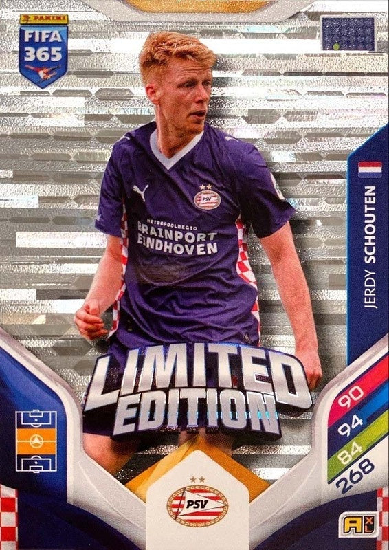Jerdy Schouten Limited Edition PSV Eindhoven - Panini FIFA 365 2026 Adrenalyn XL kaart