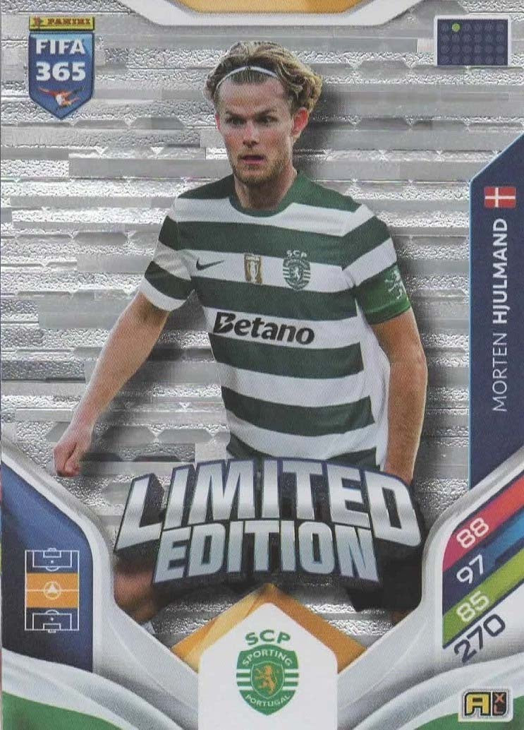 Morten Hjulmand Limited Edition Sporting CP - Panini FIFA 365 2026 Adrenalyn XL kaart
