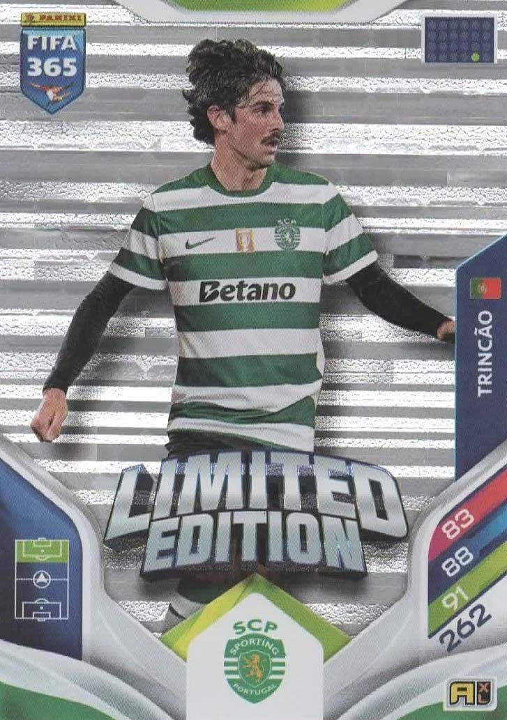 Trincáo Limited Edition Sporting CP - Panini FIFA 365 2026 Adrenalyn XL kaart
